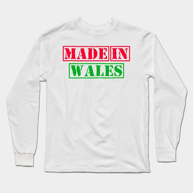 Made in Wales Long Sleeve T-Shirt by xesed